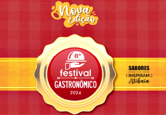 ´´Sabores que Inspiram´´: 8ª edição do Festival Gastronômico de Atibaia