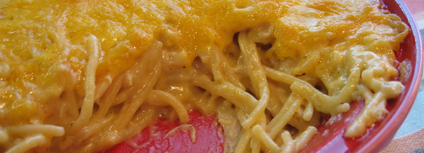 CHICKEN SPAGHETTI CASSEROLE