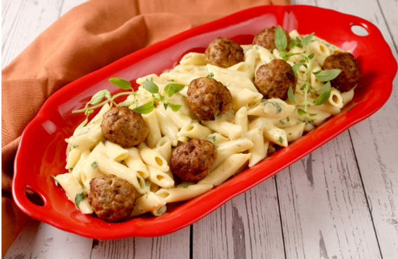 Almôndegas de Carne e Lombo com Balsâmico