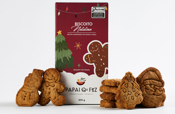 ´´Papai Que Fez´´ lança biscoito natalino sem açucar