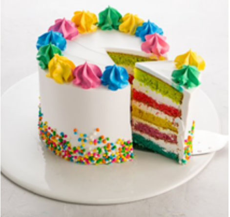 Receita de bolo colorido para adoçar o Dia das Crianças