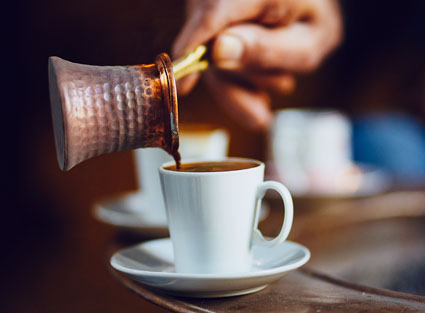 Café turco para todos os gostos