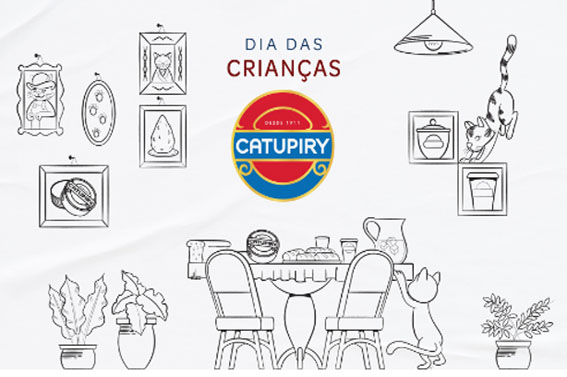 Catupiry realiza ação de Dia das Crianças no Café Gato Griô