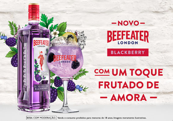 Gin Beefeater Blackberry chega ao Brasil