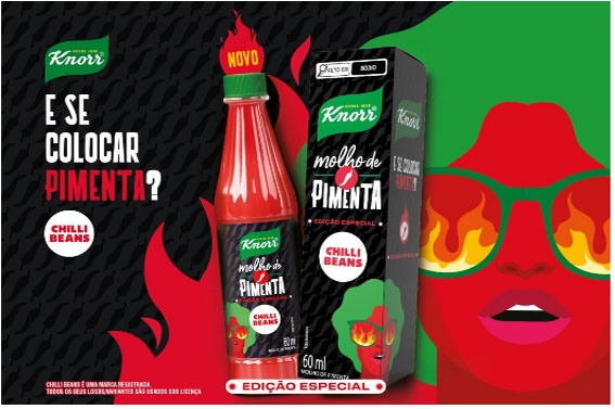 Knorr e Chilli Beans apostam em parceria inusitada