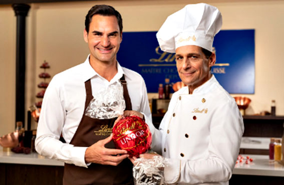 Lindt proporciona encontro com Roger Federer na Suíça 