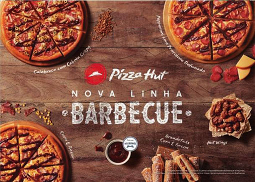 Pizza Hut inova cardápio brasileiro com linha barbecue