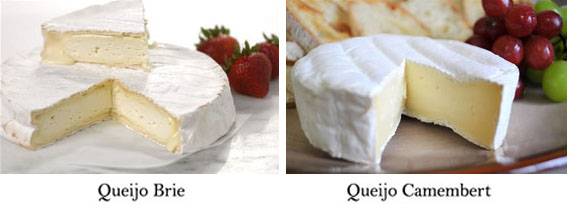 Você sabe a diferença do queijo brie para o camembert?
