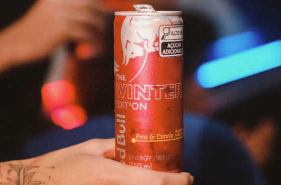 Inverno embala nova edição limitada Red Bull