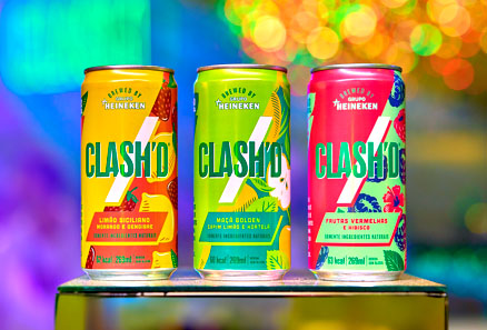 Heineken celebra lançamento do refrigerante Clash’d