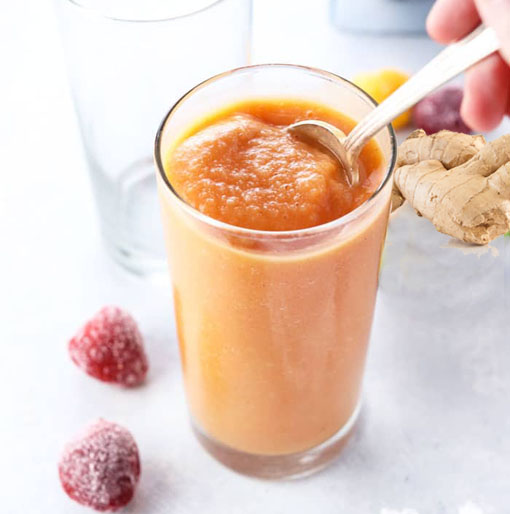 Receita de verão Superbom - Suco de tangerina com lichia
